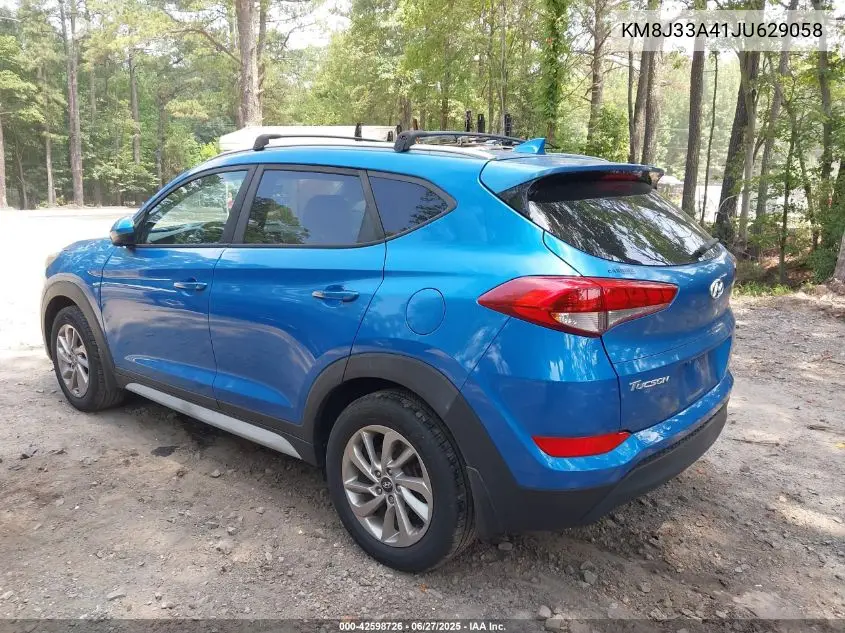 2018 Hyundai Tucson Sel VIN: KM8J33A41JU629058 Lot: 42598726