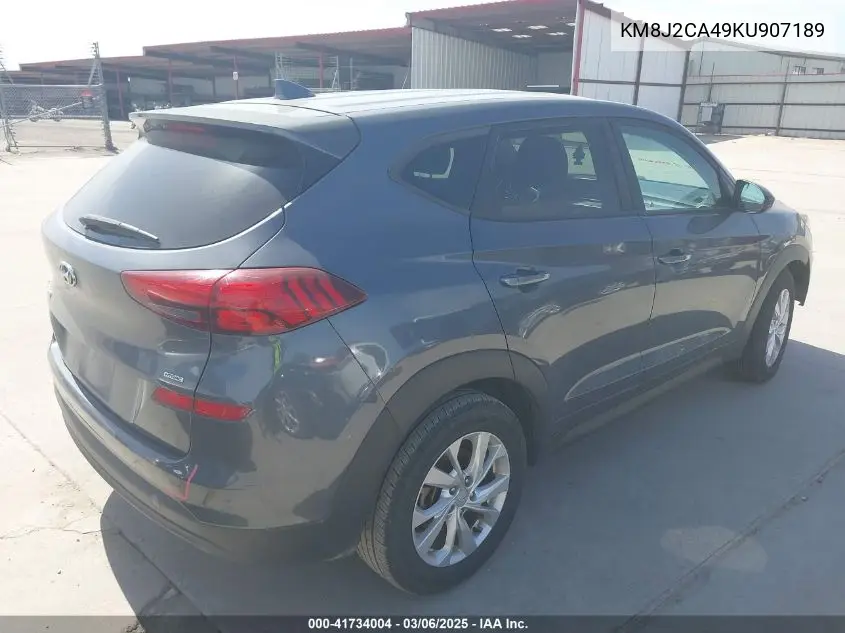 2019 Hyundai Tucson Se VIN: KM8J2CA49KU907189 Lot: 41734004