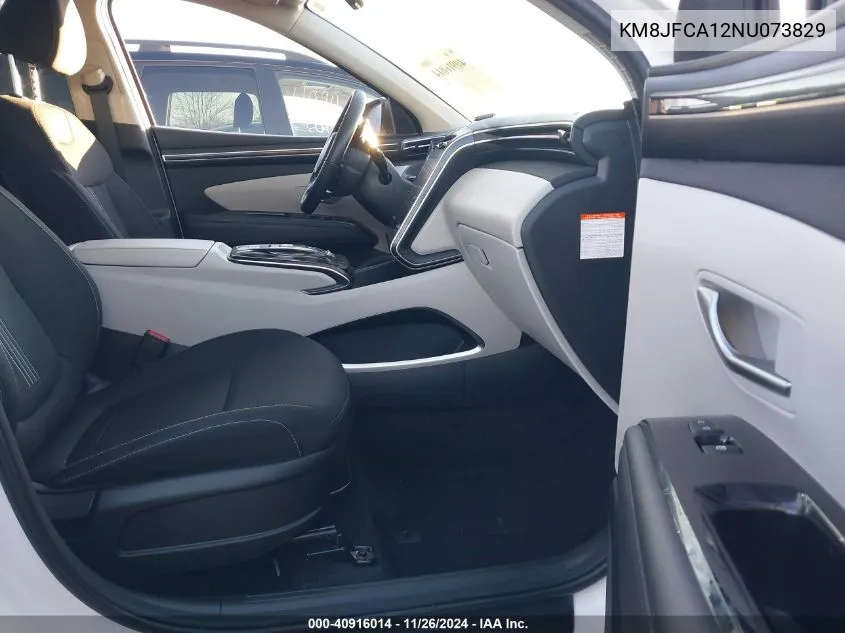 2022 Hyundai Tucson Hybrid Sel Convenience VIN: KM8JFCA12NU073829 Lot: 40916014