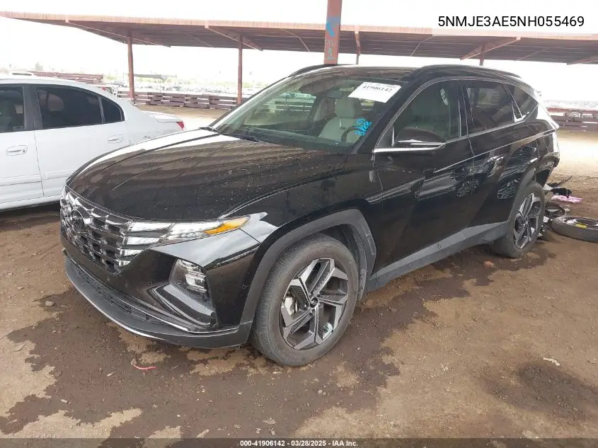 2022 Hyundai Tucson Limited VIN: 5NMJE3AE5NH055469 Lot: 41906142