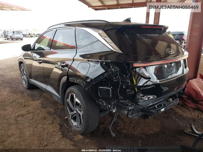 2022 Hyundai Tucson Limited VIN: 5NMJE3AE5NH055469 Lot: 41906142