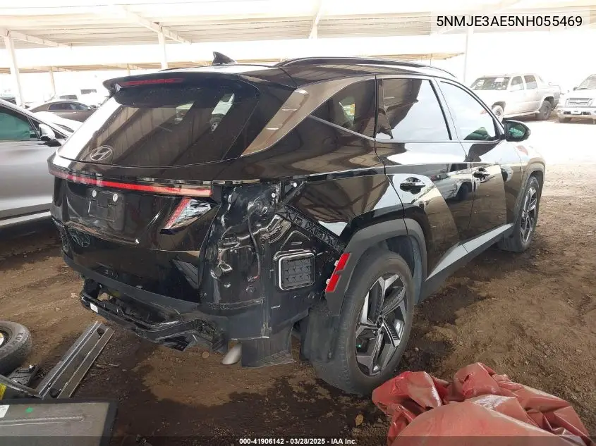 2022 Hyundai Tucson Limited VIN: 5NMJE3AE5NH055469 Lot: 41906142