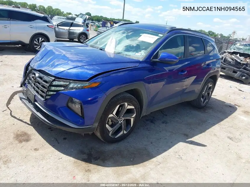 2022 Hyundai Tucson Sel VIN: 5NMJCCAE1NH094565 Lot: 42234187