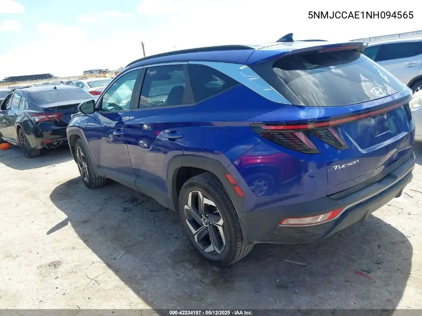 2022 Hyundai Tucson Sel VIN: 5NMJCCAE1NH094565 Lot: 42234187