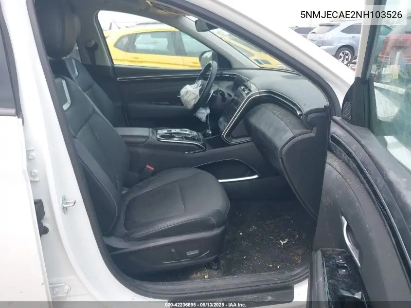 2022 Hyundai Tucson Limited VIN: 5NMJECAE2NH103526 Lot: 42236895