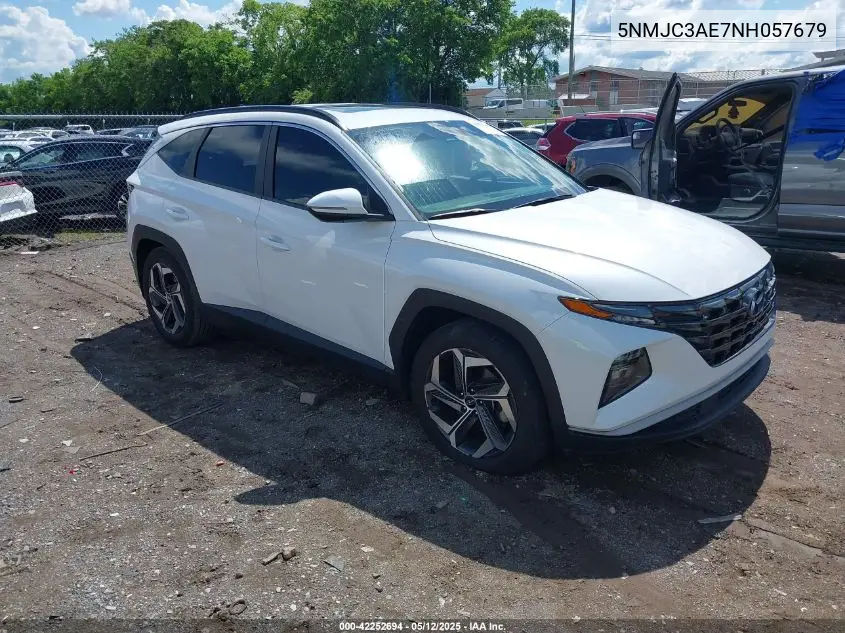2022 Hyundai Tucson Sel VIN: 5NMJC3AE7NH057679 Lot: 42252694