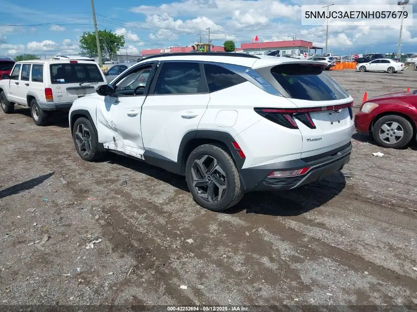 2022 Hyundai Tucson Sel VIN: 5NMJC3AE7NH057679 Lot: 42252694