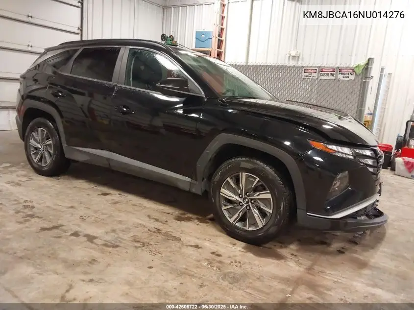 2022 Hyundai Tucson Hybrid Blue VIN: KM8JBCA16NU014276 Lot: 42606722