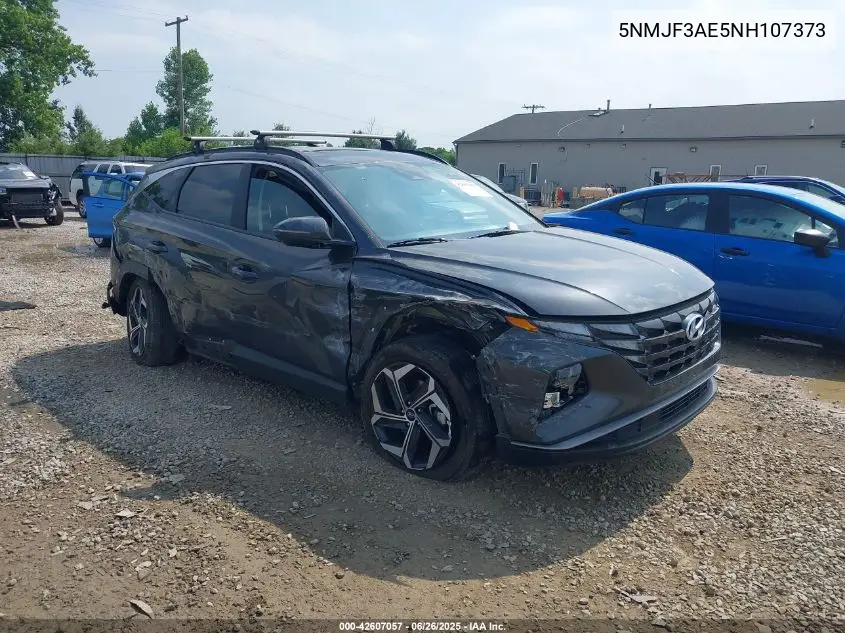 2022 Hyundai Tucson Sel VIN: 5NMJF3AE5NH107373 Lot: 42607057