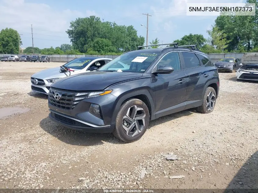 2022 Hyundai Tucson Sel VIN: 5NMJF3AE5NH107373 Lot: 42607057