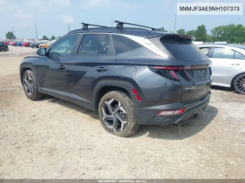 2022 Hyundai Tucson Sel VIN: 5NMJF3AE5NH107373 Lot: 42607057