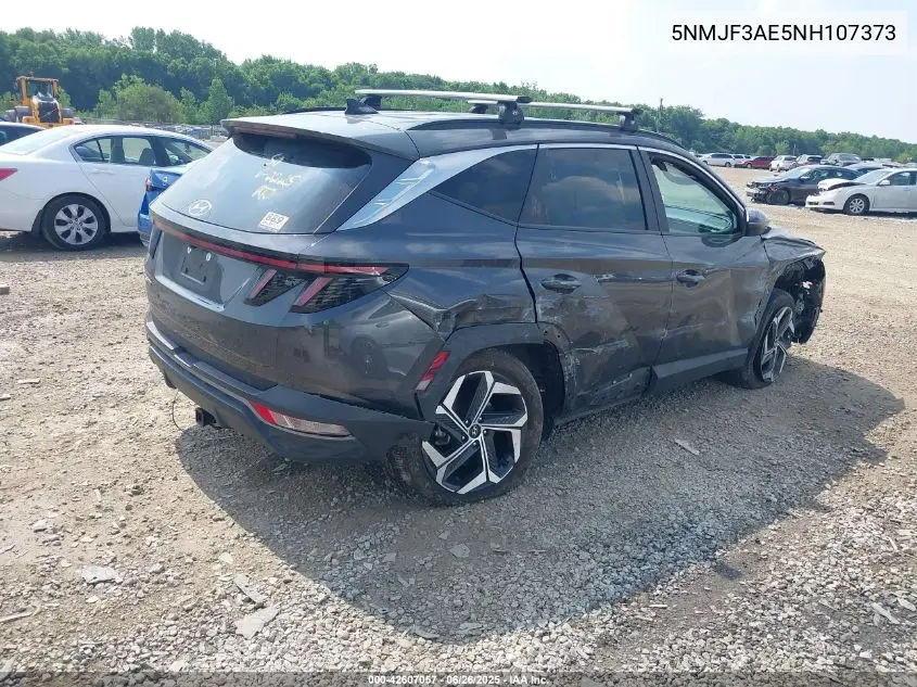 2022 Hyundai Tucson Sel VIN: 5NMJF3AE5NH107373 Lot: 42607057
