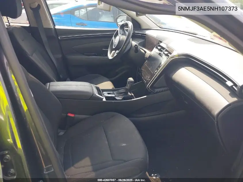 2022 Hyundai Tucson Sel VIN: 5NMJF3AE5NH107373 Lot: 42607057