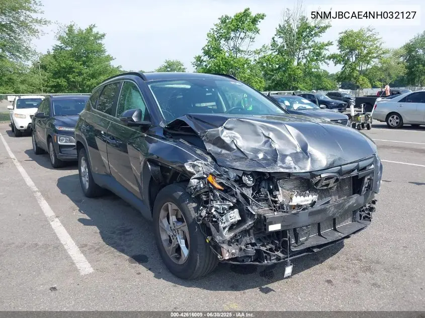 2022 Hyundai Tucson Sel VIN: 5NMJBCAE4NH032127 Lot: 42616009