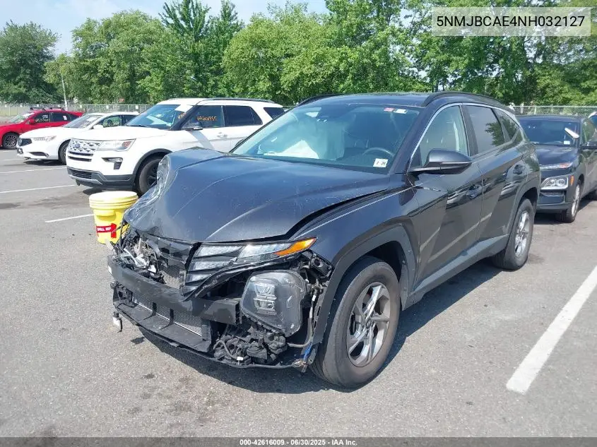 2022 Hyundai Tucson Sel VIN: 5NMJBCAE4NH032127 Lot: 42616009