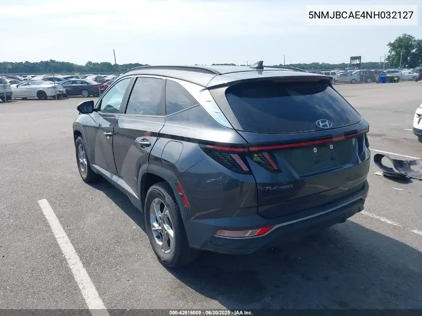 2022 Hyundai Tucson Sel VIN: 5NMJBCAE4NH032127 Lot: 42616009