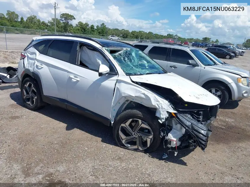 2022 Hyundai Tucson Hybrid Sel Convenience VIN: KM8JFCA15NU063229 Lot: 42617223