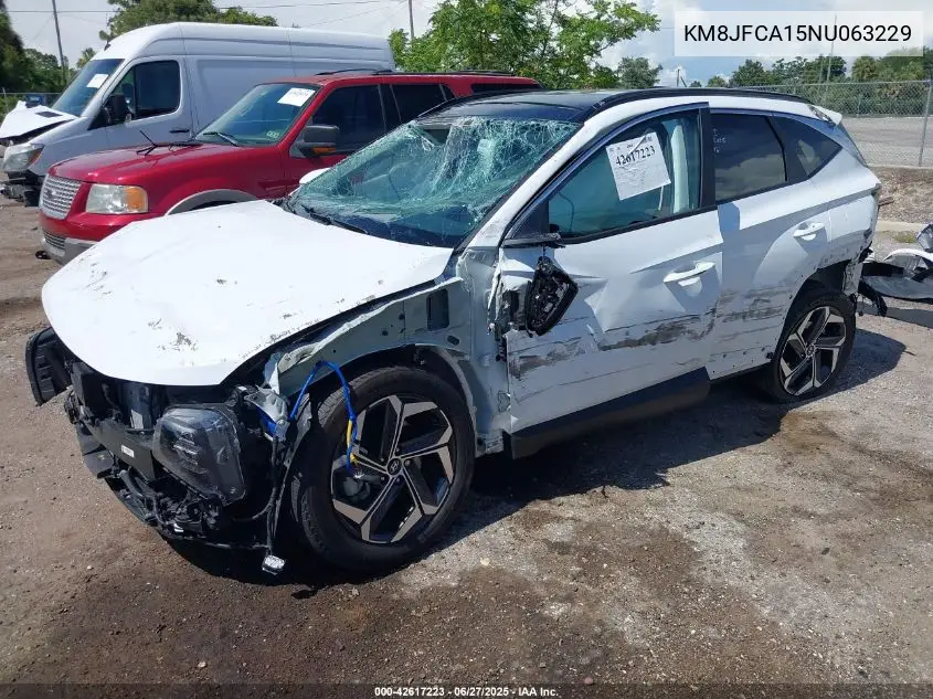 2022 Hyundai Tucson Hybrid Sel Convenience VIN: KM8JFCA15NU063229 Lot: 42617223
