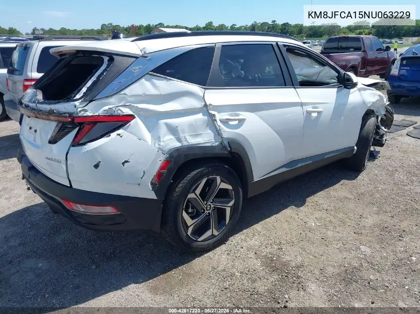 2022 Hyundai Tucson Hybrid Sel Convenience VIN: KM8JFCA15NU063229 Lot: 42617223