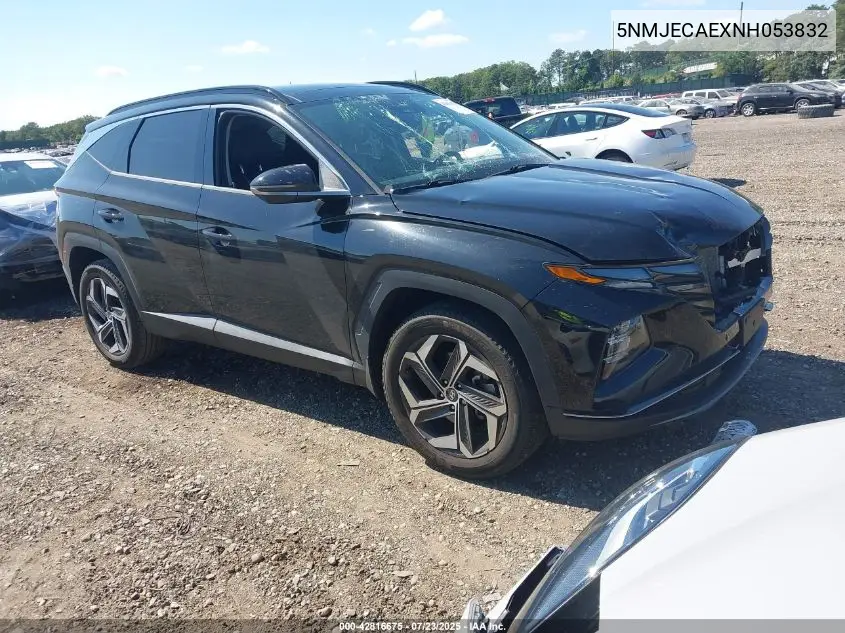 2022 Hyundai Tucson Limited VIN: 5NMJECAEXNH053832 Lot: 42816675