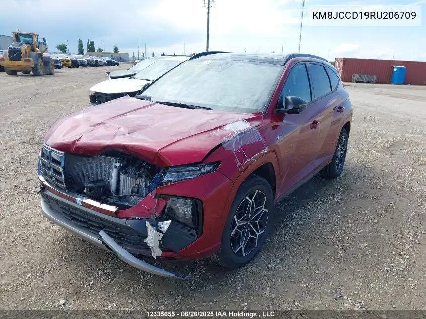 2024 Hyundai Tucson VIN: KM8JCCD19RU206709 Lot: 12335655