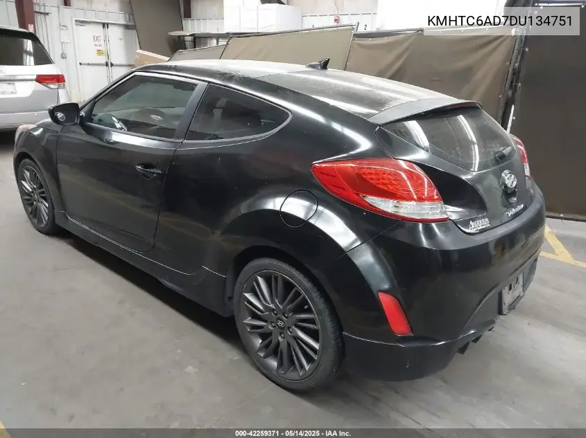 2013 Hyundai Veloster Re:mix VIN: KMHTC6AD7DU134751 Lot: 42259371