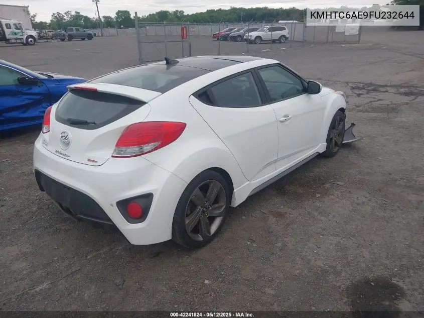 2015 Hyundai Veloster Turbo VIN: KMHTC6AE9FU232644 Lot: 42241824