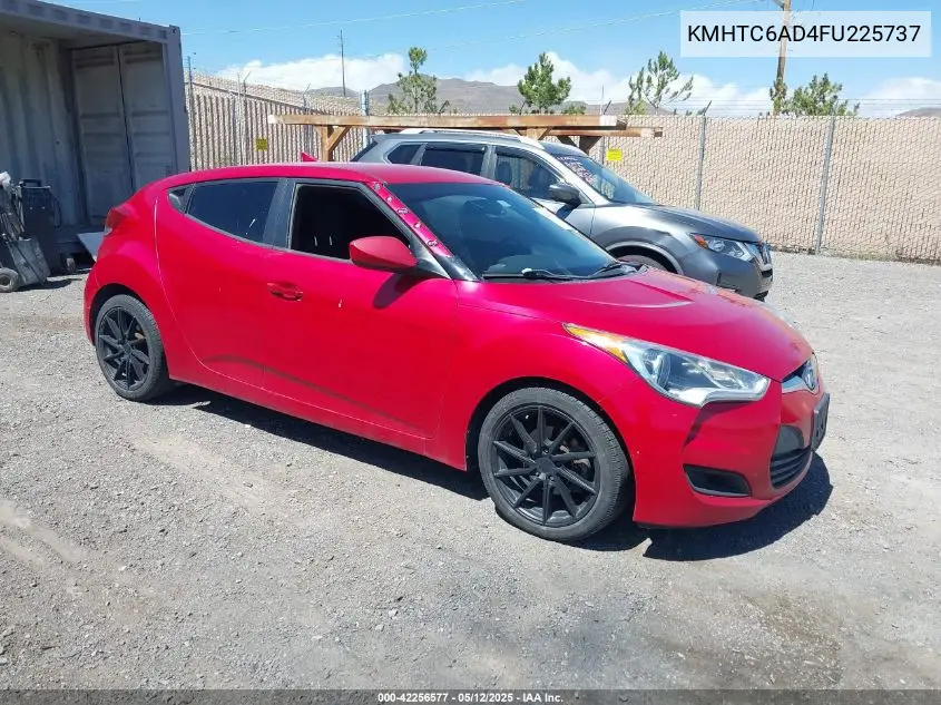 2015 Hyundai Veloster VIN: KMHTC6AD4FU225737 Lot: 42256577