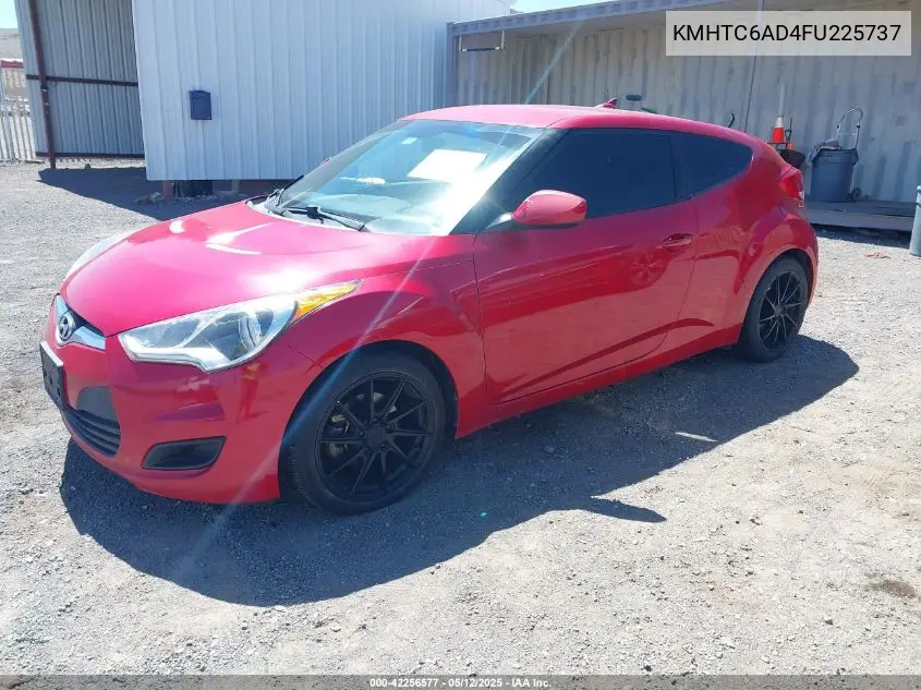 2015 Hyundai Veloster VIN: KMHTC6AD4FU225737 Lot: 42256577