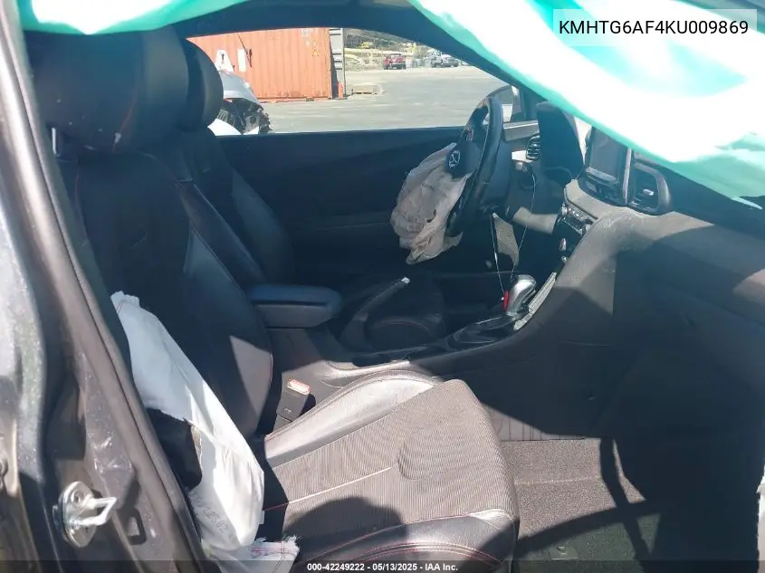 2019 Hyundai Veloster 2.0 Premium VIN: KMHTG6AF4KU009869 Lot: 42249222