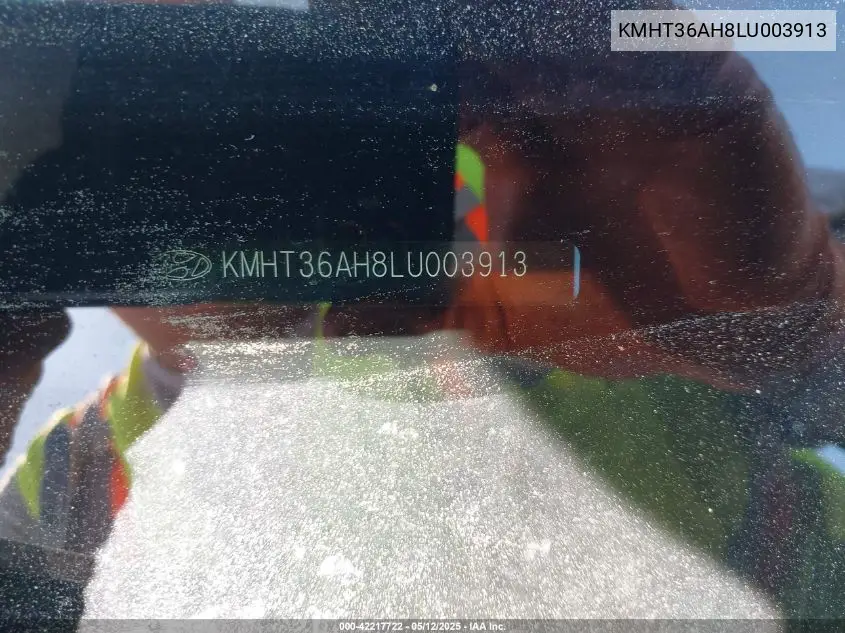2020 Hyundai Veloster N VIN: KMHT36AH8LU003913 Lot: 42217722