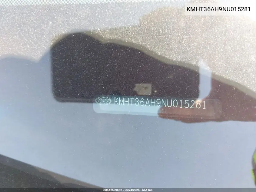 2022 Hyundai Veloster N VIN: KMHT36AH9NU015281 Lot: 42589652