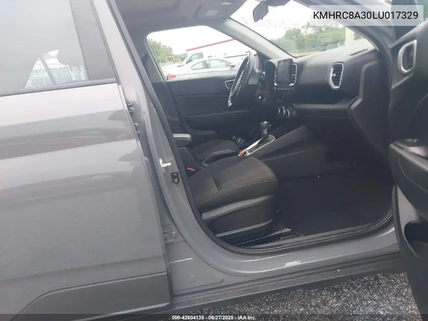 2020 Hyundai Venue Sel VIN: KMHRC8A30LU017329 Lot: 42604139