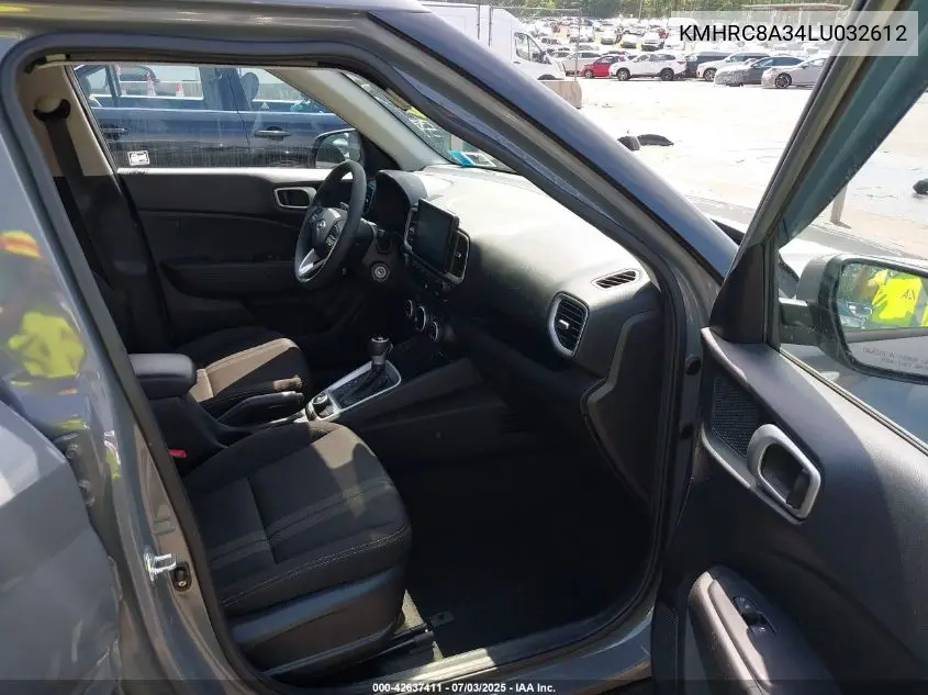 2020 Hyundai Venue Sel VIN: KMHRC8A34LU032612 Lot: 42637411