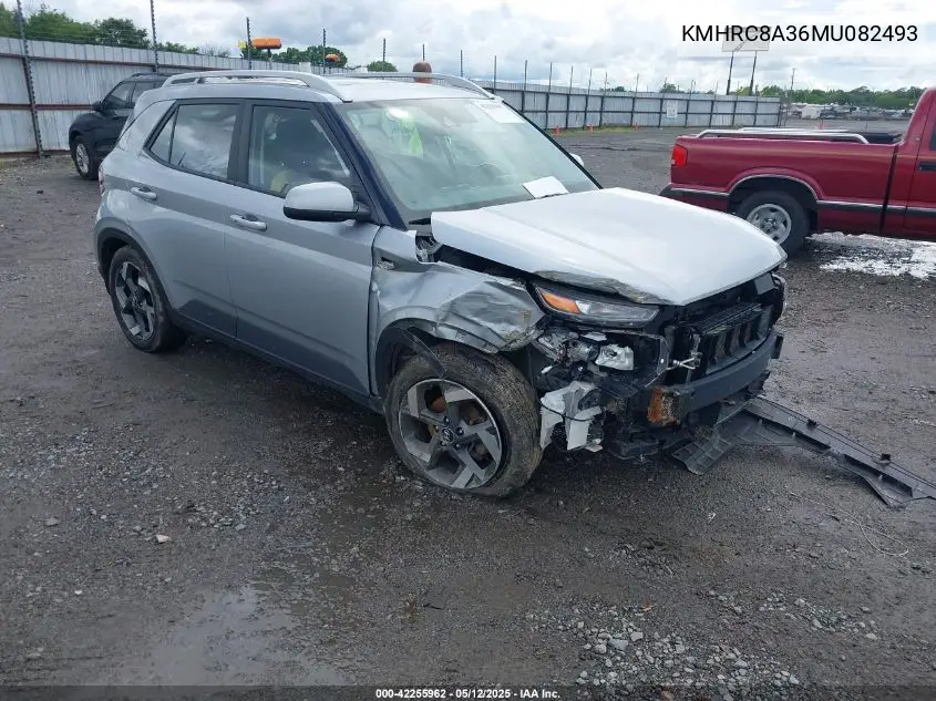 2021 Hyundai Venue Sel VIN: KMHRC8A36MU082493 Lot: 42255962