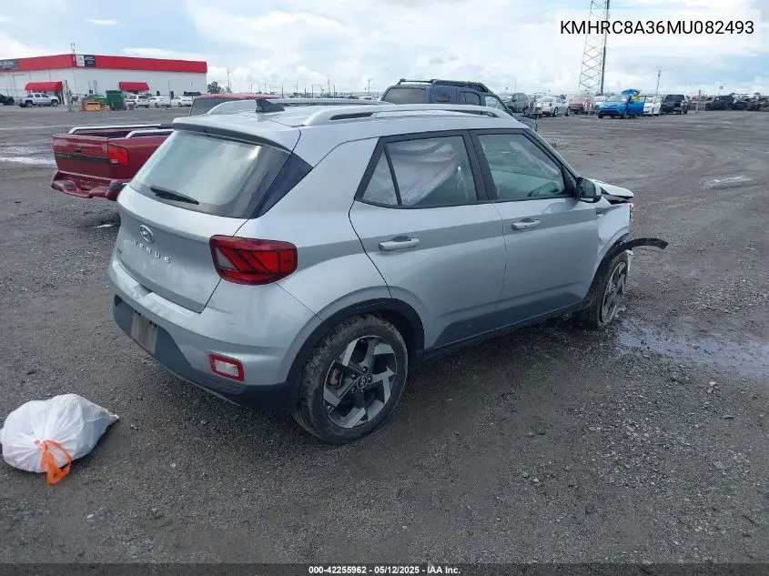 2021 Hyundai Venue Sel VIN: KMHRC8A36MU082493 Lot: 42255962