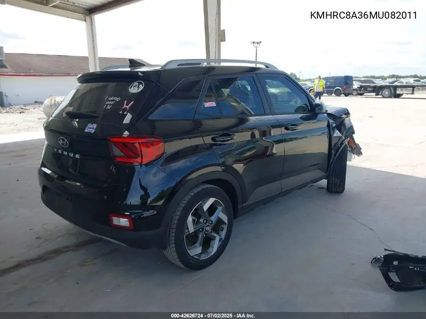 2021 Hyundai Venue Sel/Denim VIN: KMHRC8A36MU082011 Lot: 42626724