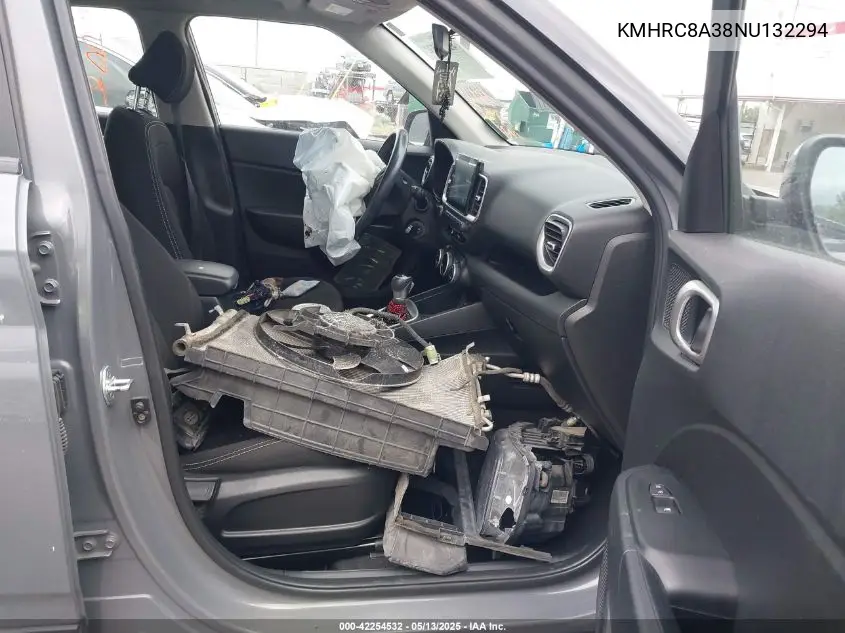 2022 Hyundai Venue Sel VIN: KMHRC8A38NU132294 Lot: 42254532