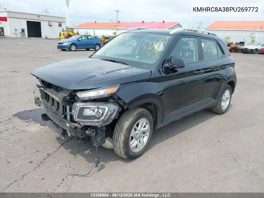 2023 Hyundai Venue Preferred VIN: KMHRC8A38PU269772 Lot: 12336954
