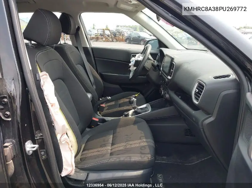 2023 Hyundai Venue Preferred VIN: KMHRC8A38PU269772 Lot: 12336954
