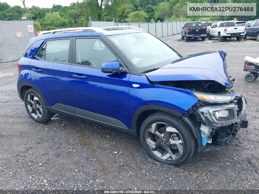 2023 Hyundai Venue Sel VIN: KMHRC8A32PU276488 Lot: 42601758
