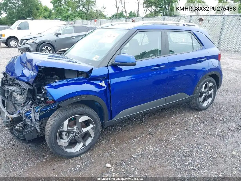 2023 Hyundai Venue Sel VIN: KMHRC8A32PU276488 Lot: 42601758