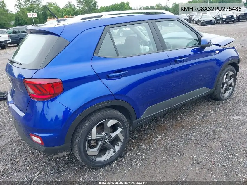 2023 Hyundai Venue Sel VIN: KMHRC8A32PU276488 Lot: 42601758