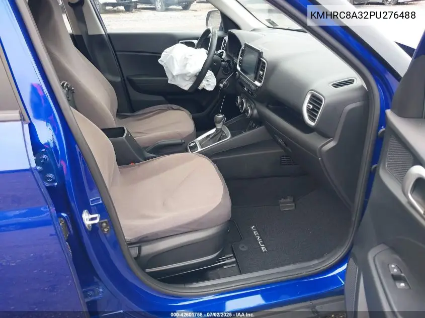 2023 Hyundai Venue Sel VIN: KMHRC8A32PU276488 Lot: 42601758