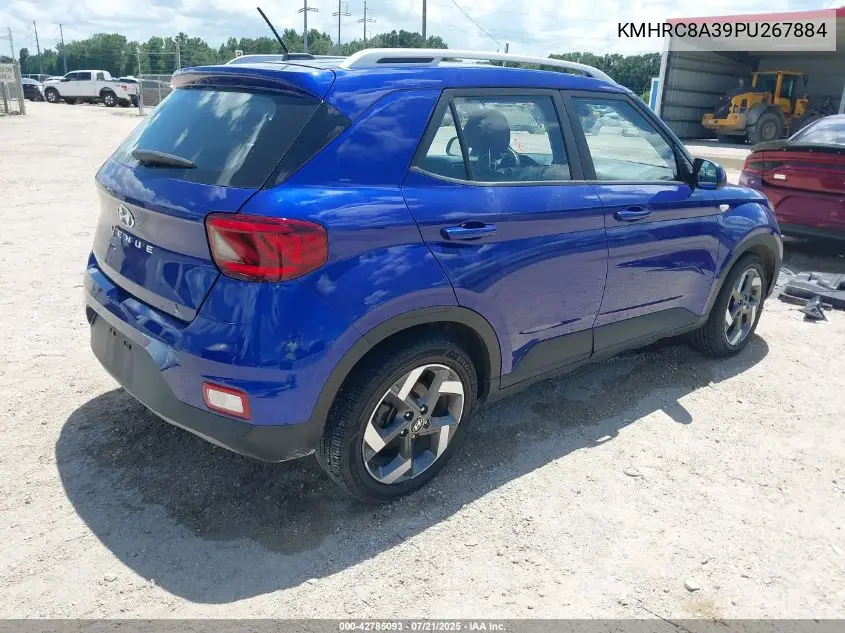2023 Hyundai Venue Sel VIN: KMHRC8A39PU267884 Lot: 42785093