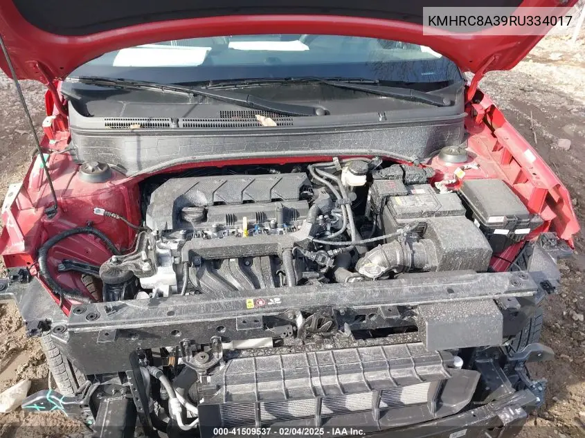 2024 Hyundai Venue Limited VIN: KMHRC8A39RU334017 Lot: 41509537