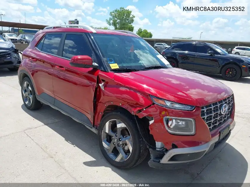 2024 Hyundai Venue Limited VIN: KMHRC8A30RU325352 Lot: 42613438