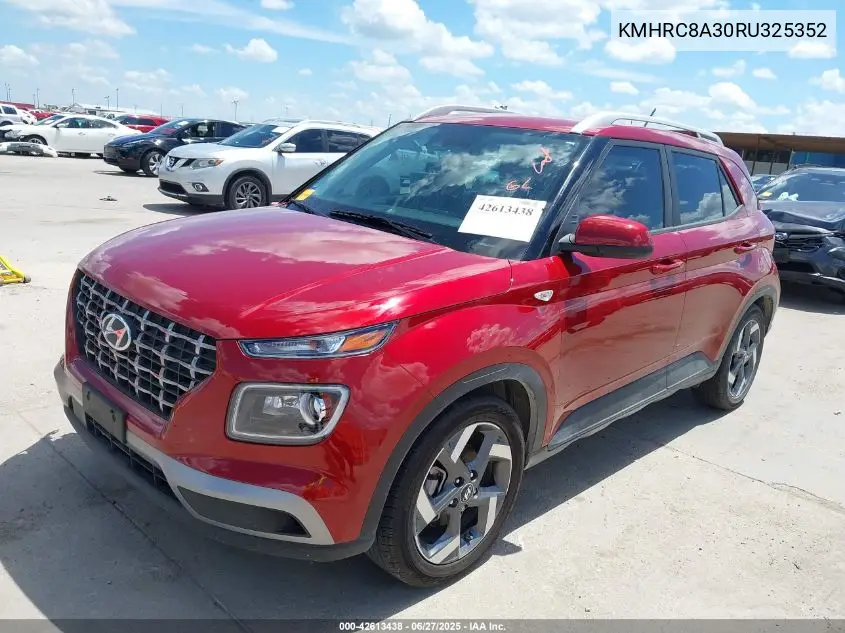 2024 Hyundai Venue Limited VIN: KMHRC8A30RU325352 Lot: 42613438