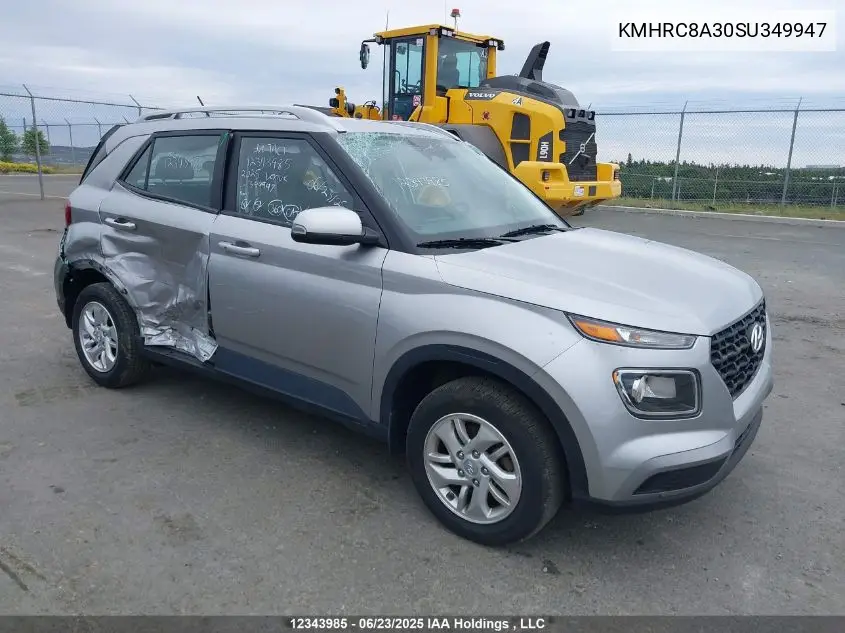 2025 Hyundai Venue Preferred VIN: KMHRC8A30SU349947 Lot: 12343985
