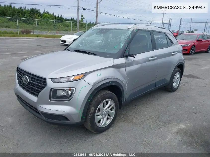 2025 Hyundai Venue Preferred VIN: KMHRC8A30SU349947 Lot: 12343985